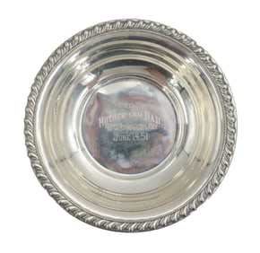 American Silver Company Sterling Silver Anniversary Bowl - 3.90 ozt.