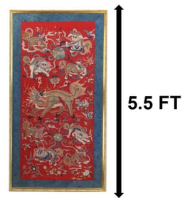 Chinese Embroidered Panel