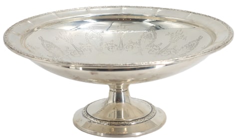 International Sterling Silver Footed Compote Bowl - 15.965 ozt.