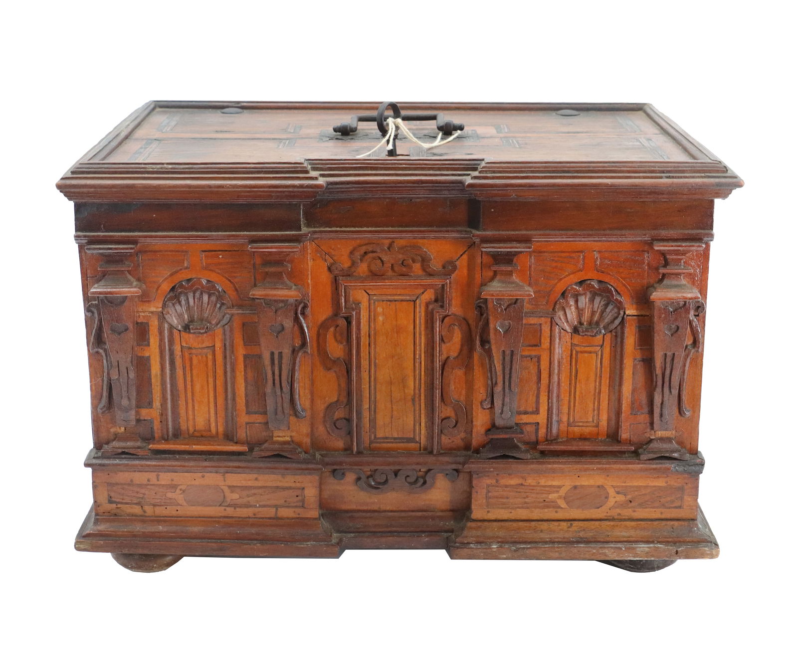 Small Antique Czech Republic Casket Trunk and Books (1 of 20)