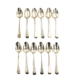 (12) Mary Sumner Sterling Spoons - 7.320 ozt.