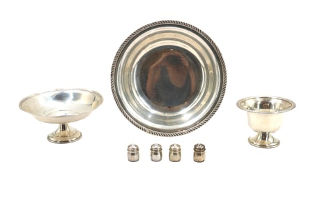 (7) American Sterling Silver Table Items - 12.965 ozt.