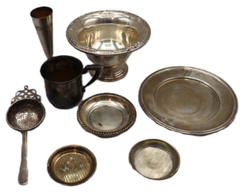 (8) Miscellaneous Sterling Silver Pieces - 12.305 ozt.