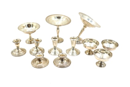 (12) Weighted Sterling Silver Tableware - AS IS