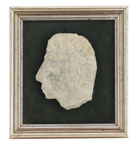 12th Century Italian Carved Stone Bust