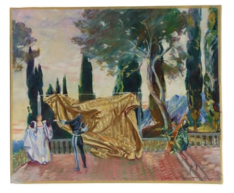Charles Merrill Mount (1928-1995) American, Oil on Canvas