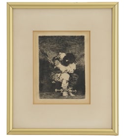 Francisco Jose De Goya Y Lucientes (1746-1828) Spanish, Etching, "The Little Prisoner"