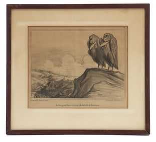 Honore-Victorin Daumier (1808-1879) French, Etching on Paper