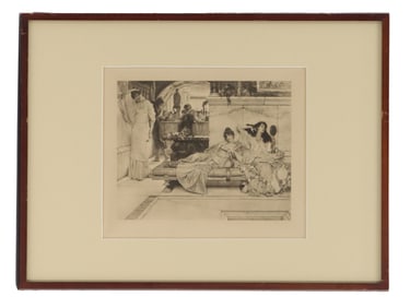 Lawrence Alma-Tadema (1836-1912) Dutch/British, 1895 Heliogravure Print on Paper