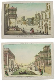(2) Great Masters of the Louvre Gallery Lithographs in Folio - AS IS