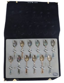 (12) Italian 800 Silver Spoons - 3.410 ozt.