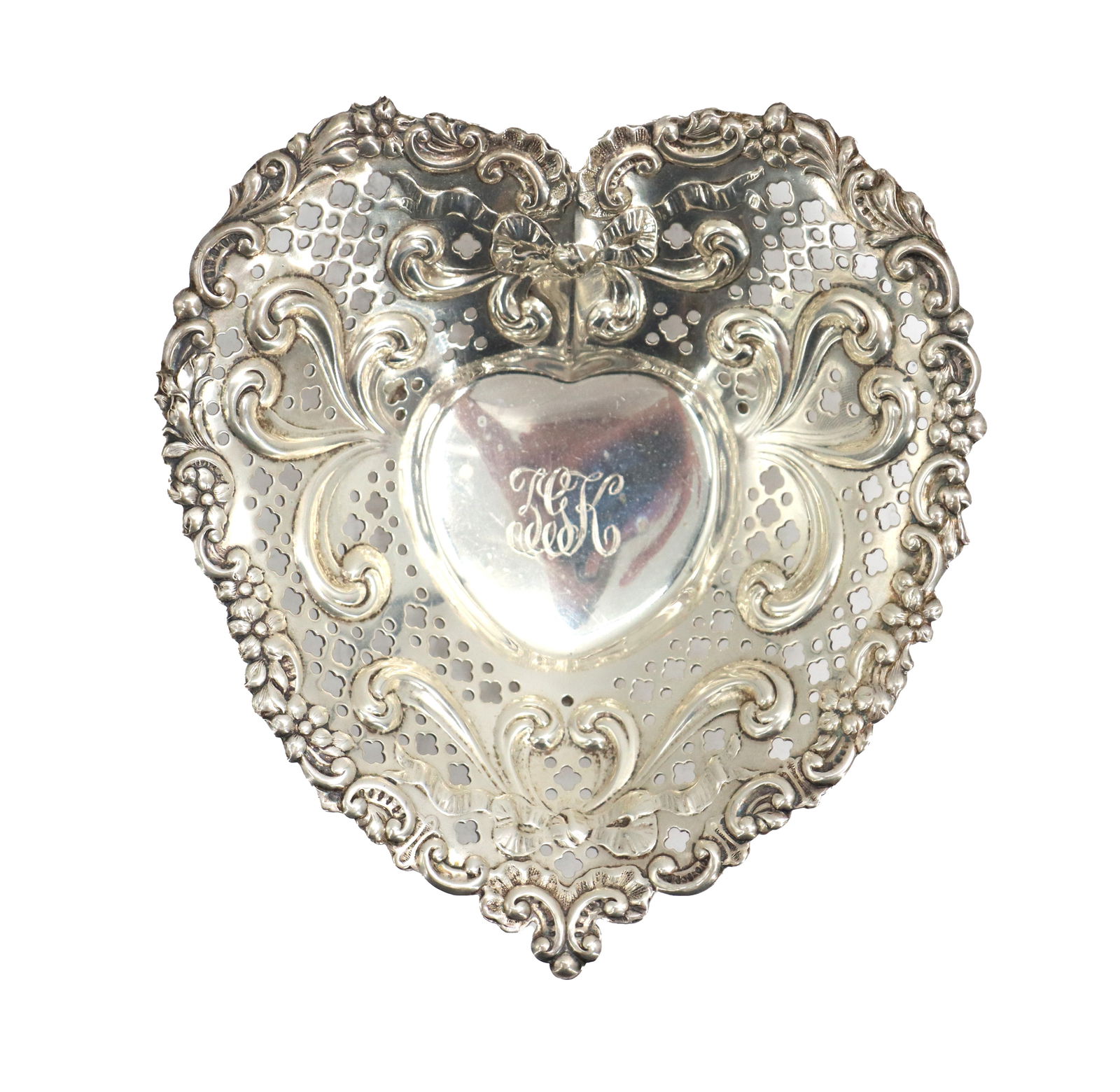 Gorham Heart-Shaped Sterling Silver Tray - 2.40 ozt. (1 of 14)