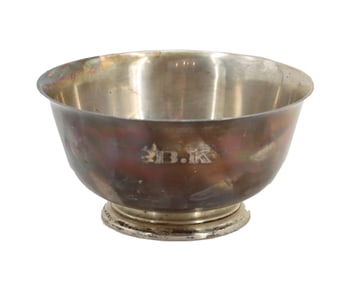 Monogrammed Watson Company Exemplar Paul Revere Sterling Silver Bowl - 8.860 ozt.