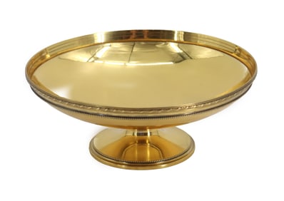 Tiffany & Co. Makers Sterling Compote with Gold Wash, 5.33 ozt