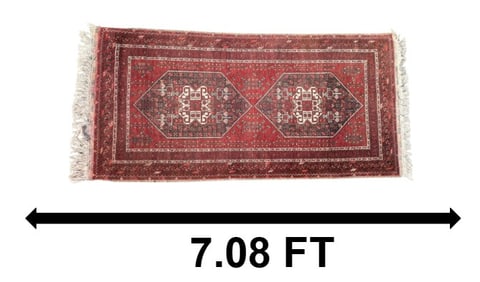 7 Foot Afghan Qashqai Wool Runner