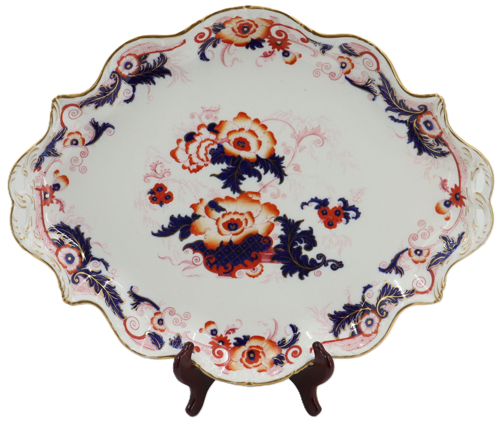 English Cauldon Imari Ware Porcelain Platter (1 of 17)