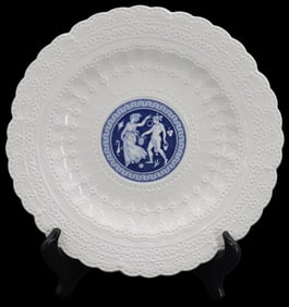 Antique English Copeland Spode Blue and White Transfer Bone China Plate
