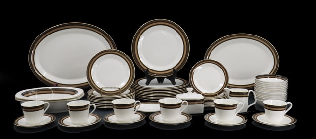 (60) Piece Royal Doulton Fine Bone China Cadenza Dinner Set
