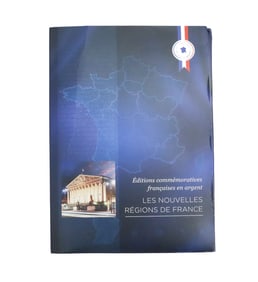 18 French Commemorative Silver Coins in Original Booklet