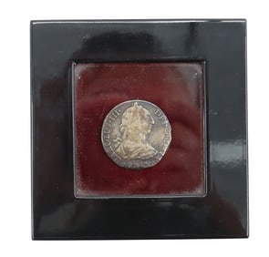 1785 Spanish Colonial Silver Real in Box