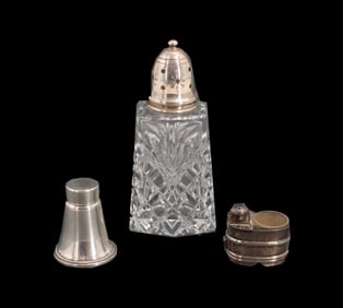 (3) Sterling Silver Table Items - 1.350 ozt.
