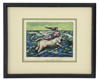 Francois-Masami Nakayama (1898-1979) Japanese, Original Color Etching