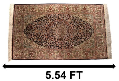 Persian Kashan Silk Rug
