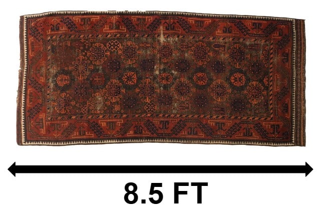 Long Afghan Balochi Wool Runner (1 of 10)