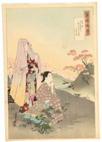 Ogata Gekko (1859-1920), Woodblock Print