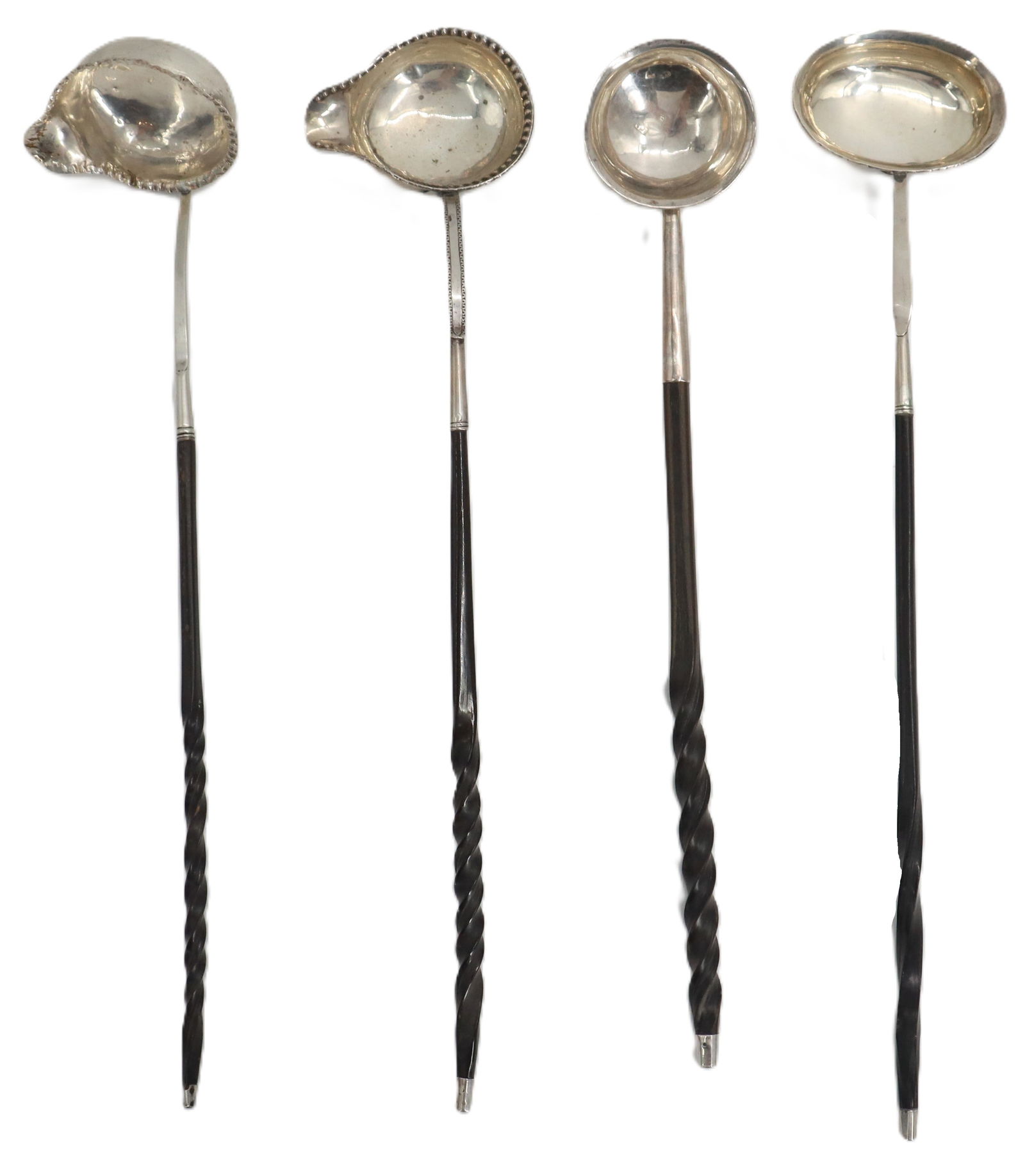(4) Antique Silver and Baleen Hot Toddy Ladles (1 of 20)