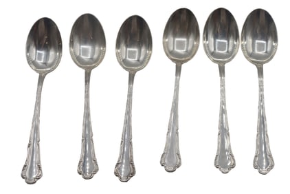 Group of (6) 800 Silver Demitasse Spoons - 1.66 ozt.
