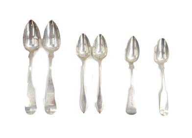 (6) Various American Sterling Silver Spoons - 4.645 ozt.