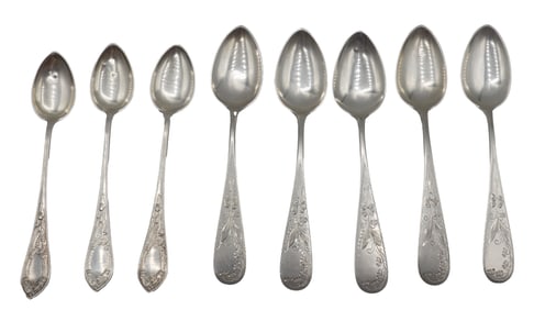 (8) 800 Silver Spoons - 3.24 ozt.
