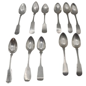 Group of (11) American Coin Silver Spoons - 7.18 ozt.