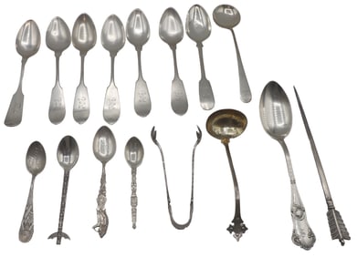 Assortment of (16) American Sterling Silver Pieces - 8.73 ozt.