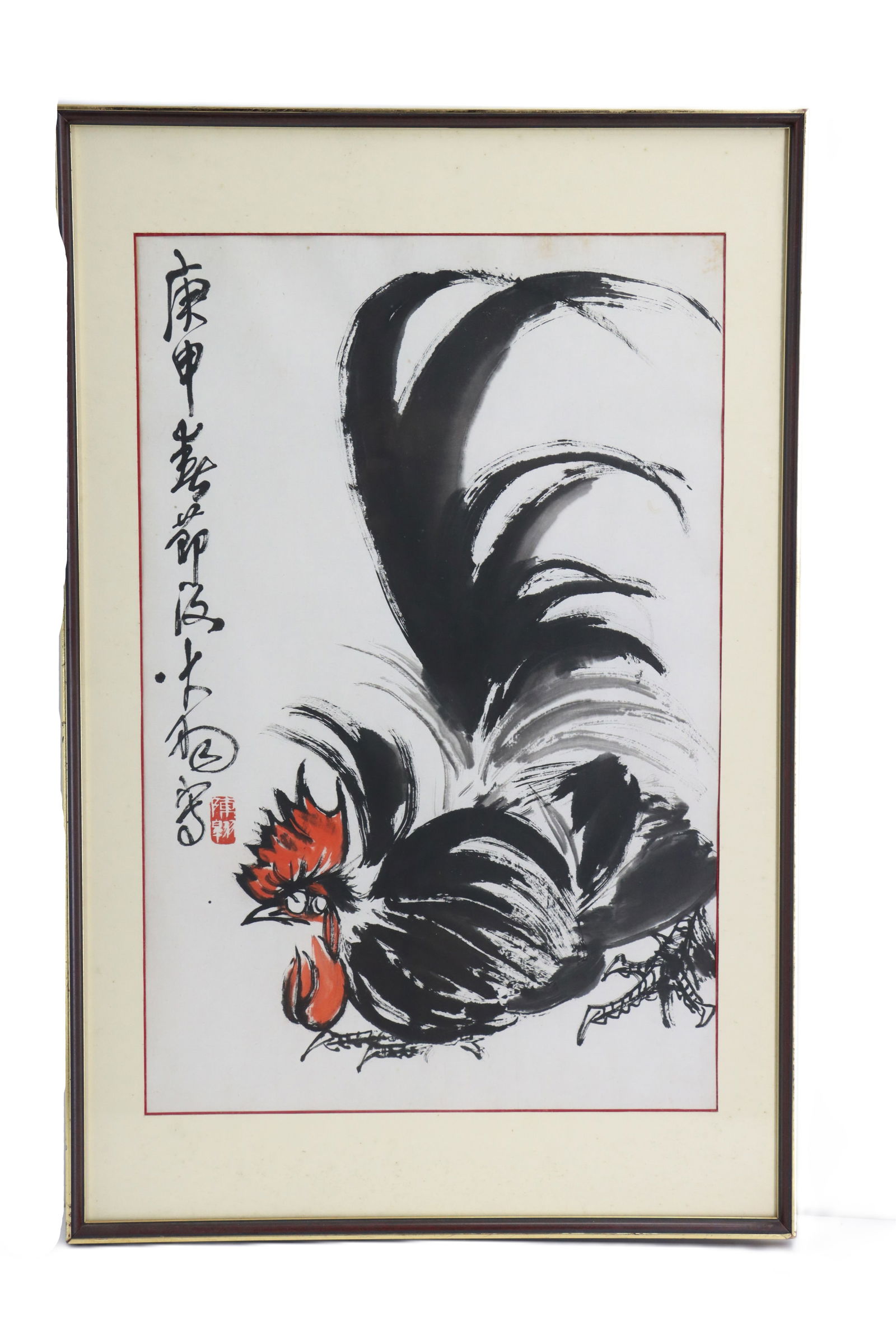 Chen Dayu (1912-2001) Chinese, Painting of a Rooster (1 of 9)