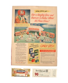 (3) Pieces of American Circus Ephemera