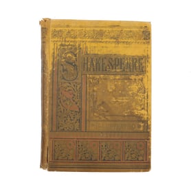 The Complete Works of William Shakespeare (Antique, Hardcover, Ex-Libris)