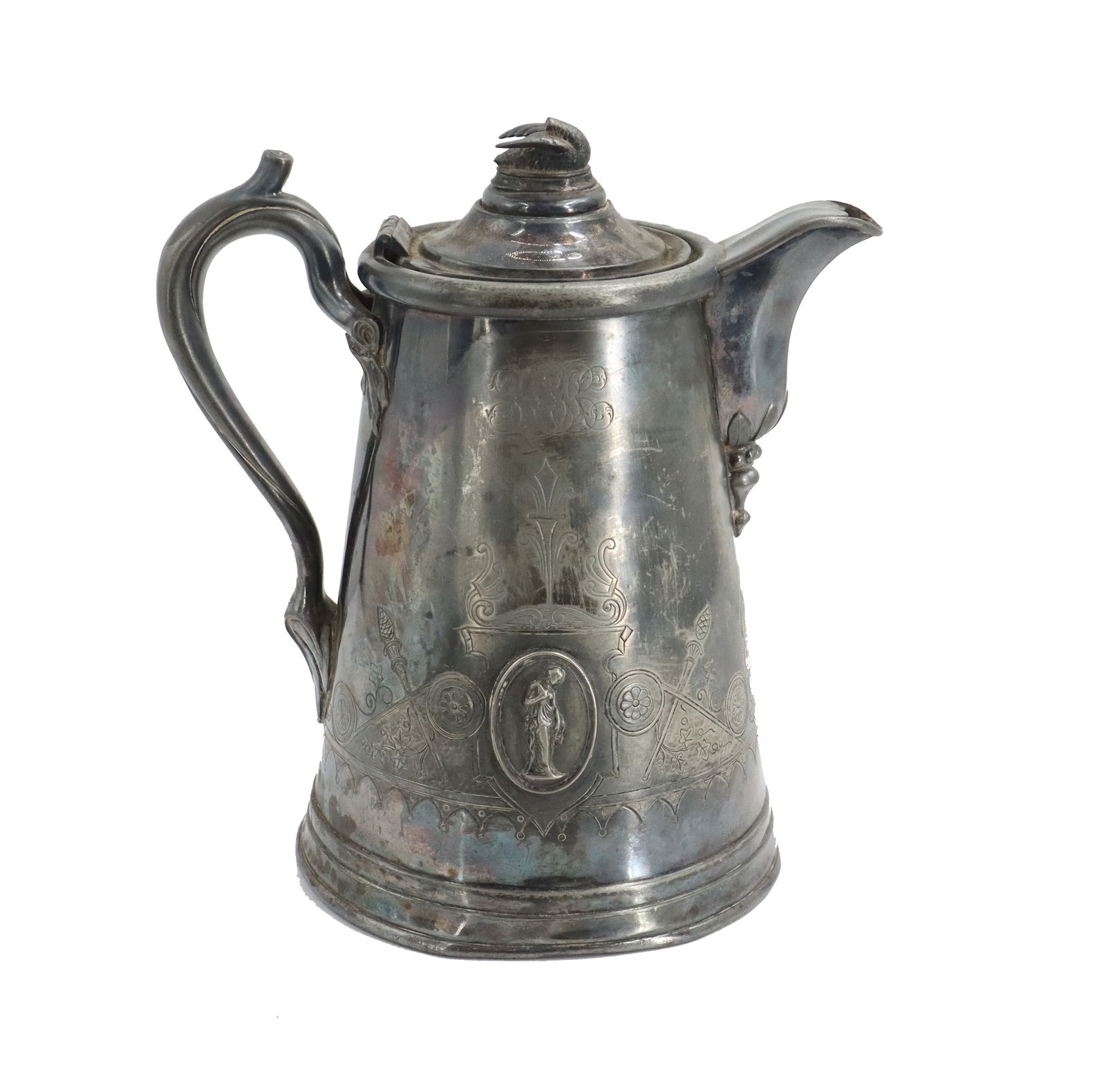 1858 Silver Plated Ice Water Pitcher (1 of 20)