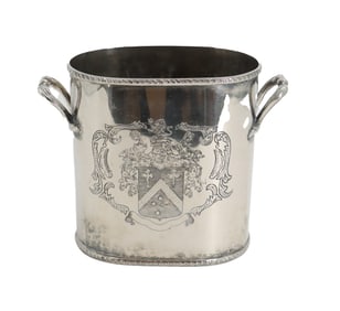 British Silverplated Ice Bucket