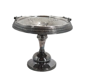 Antique Meriden Britannia Silver Plated Bride's Basket