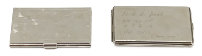 (2) Frank Lloyd Wright Credit Card Holders