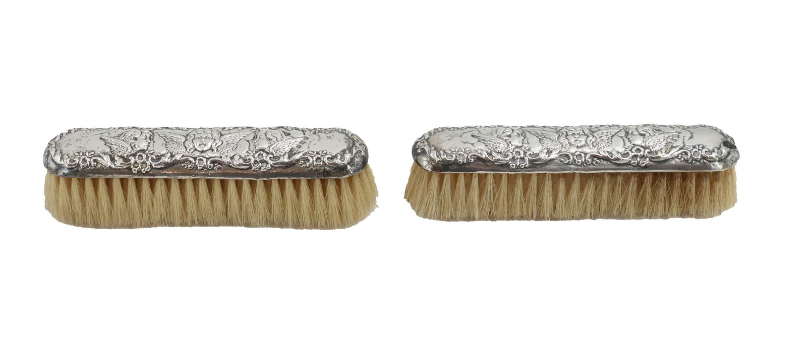 (2) Silver Vanity Brushes (1 of 11)