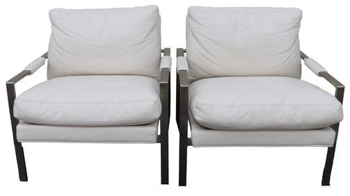 Milo Baughman (1923-2003) American, (2) 951-103 Thayer Coggin Lounge Chairs