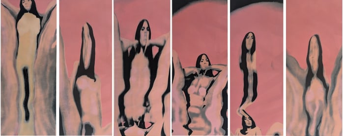 (6) Larry Bell (Born 1939) American, "Untitled 6" Nudes
