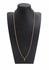 14k Gold Rope Watch Chain - 15.5 g.