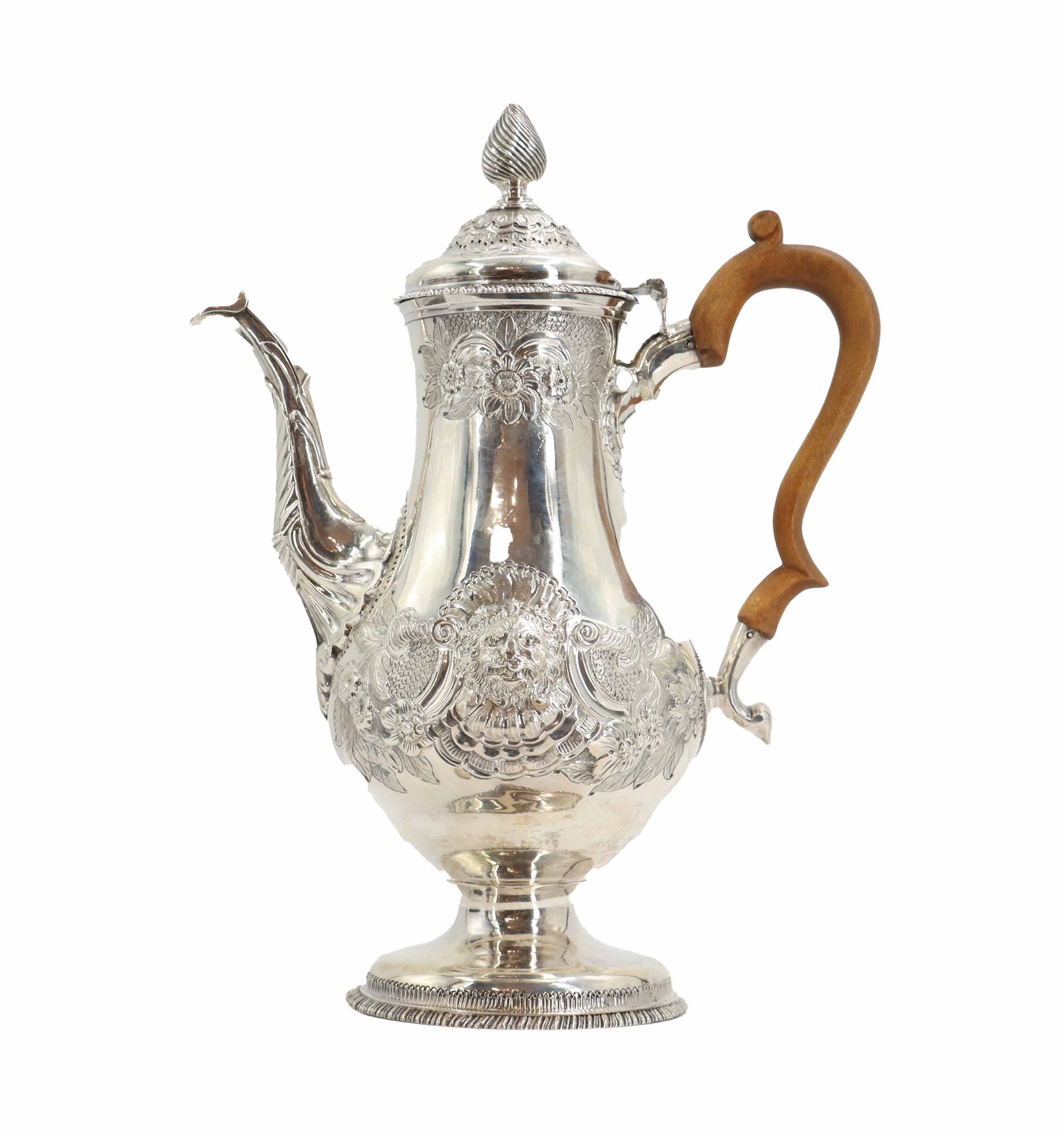 George III Style Sterling Silver Tea Pot - Gross 37.34 ozt. (1 of 19)