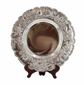 S. Kirk & Son Elaborate Sterling Silver Charger - 45.455 ozt.