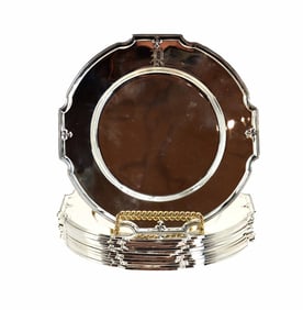 (12) Gorham Sterling Silver Salad Plates - 48.955 ozt.