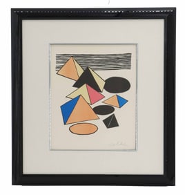 Alexander Calder (1898-1976) American, "Eternity" Lithograph Printed by Verve